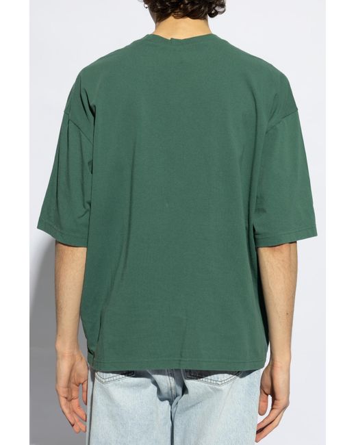 Champion Green Cotton T-Shirt for men