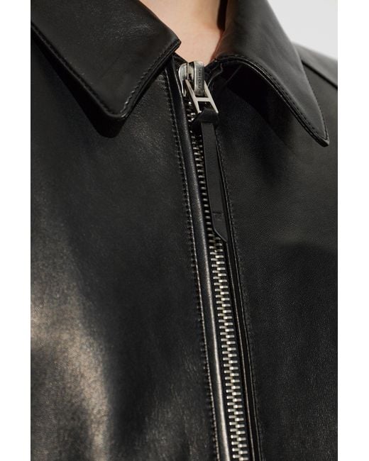 Tom Ford Black Leather Jacket for men