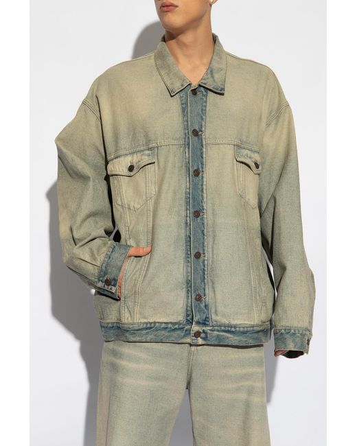 Mens balenciaga denim clearance jacket