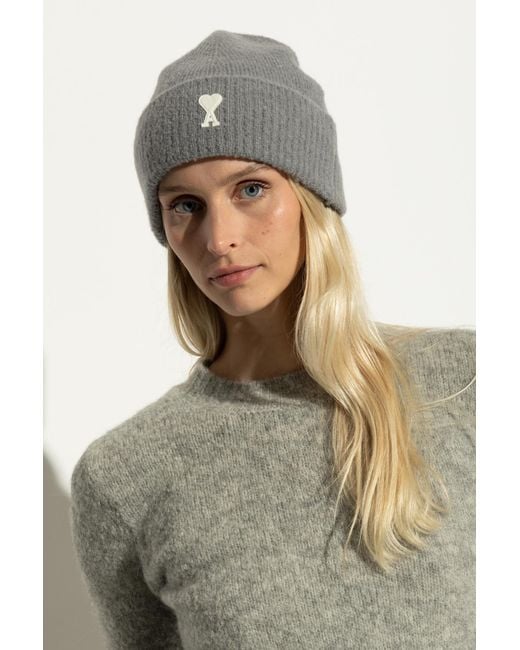 AMI Gray Cap With Logo Patch