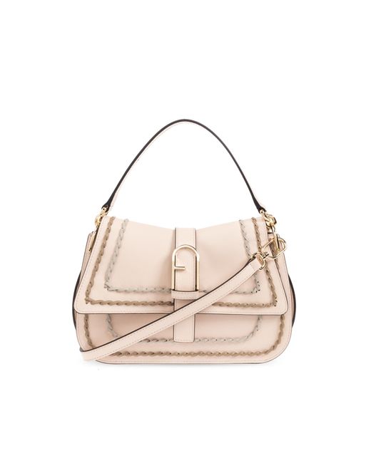 Furla Pink Handbag Flow Medium