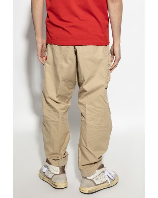 DSquared² Natural Pants With Patches for men