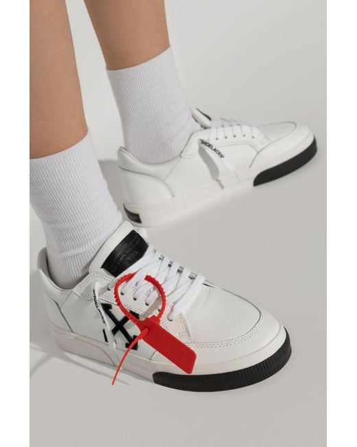 Off-White c/o Virgil Abloh Red Sneakers New Low Vulcanized
