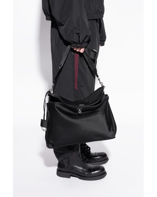 Balenciaga Black Shoulder Bag "Rodeo Messenger M" for men
