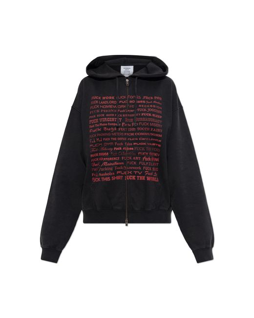 Vetements Black Hoodie