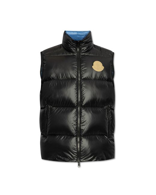 Moncler Black Down Vest for men