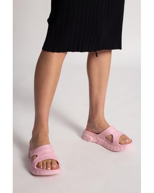Givenchy 'marshmallow' Platform Slides in Pink | Lyst