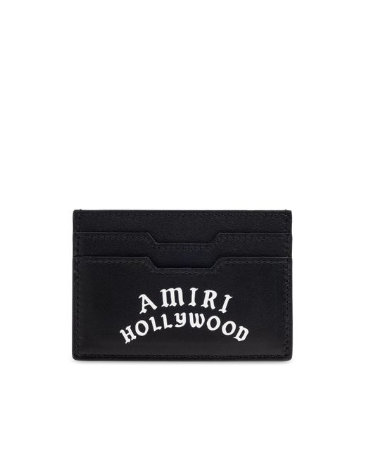 Amiri Black Leather Wallet for men