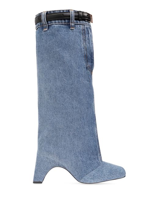 Coperni Blue Heeled Boots