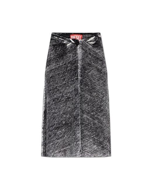 DIESEL Black Skirt 'M-Livette'
