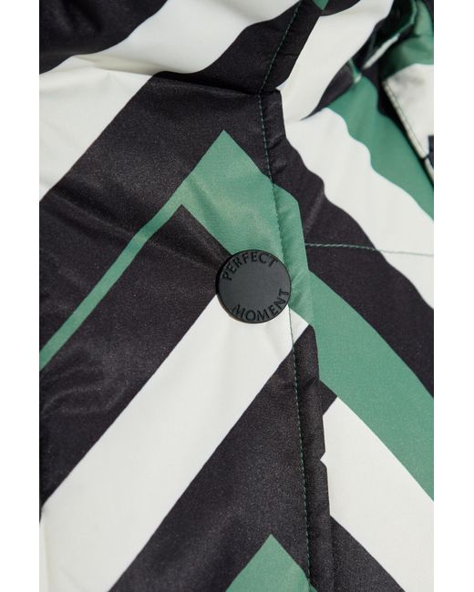 Perfect Moment Green Cortina Down Ski Jacket