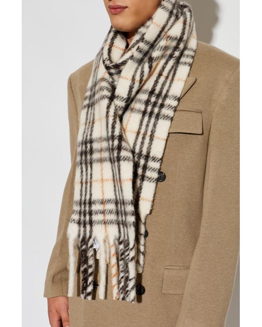 Burberry Natural Wool Scarf