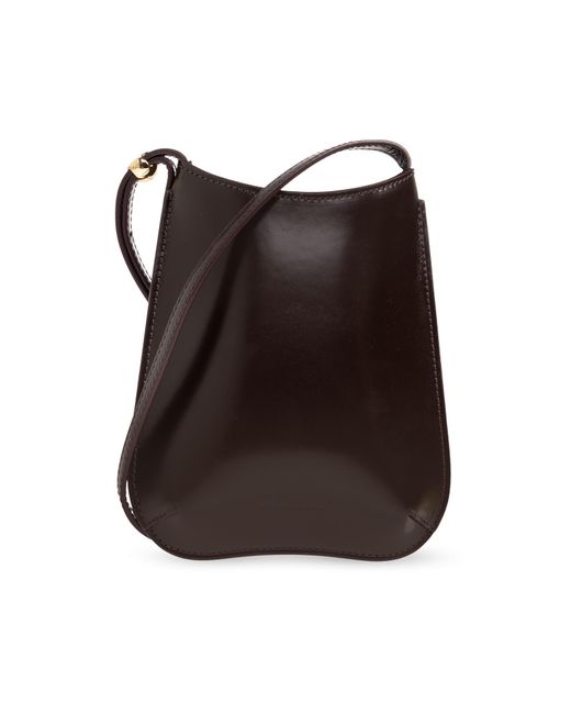 Jacquemus Brown Phone Case 'Bisou' With A Strap