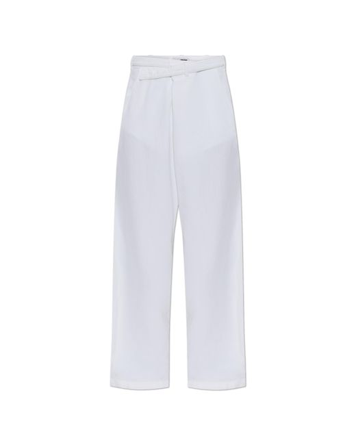 DARKPARK White Cotton Trousers 'Gaia'