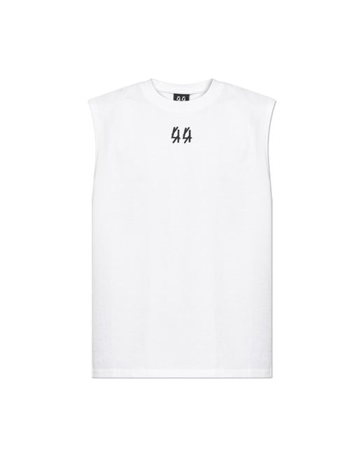 44 Label Group White T-Shirt With Logo for men