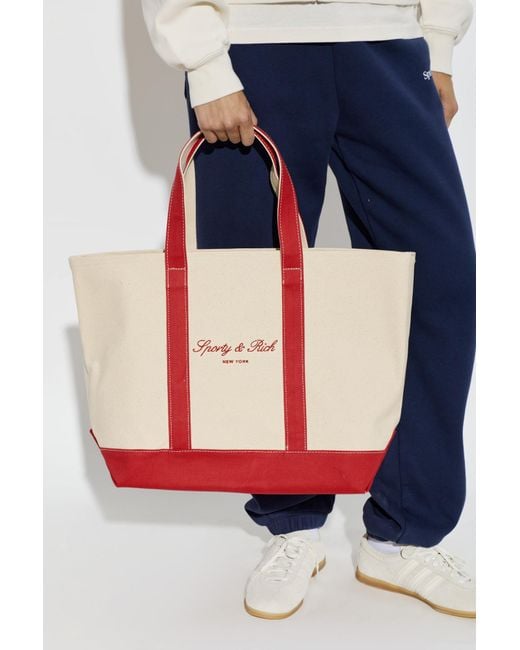 Sporty & Rich Red Bag From The "Marine" Collection