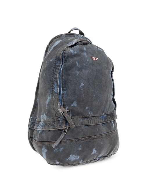 DIESEL Black ‘Rave’ Denim Backpack
