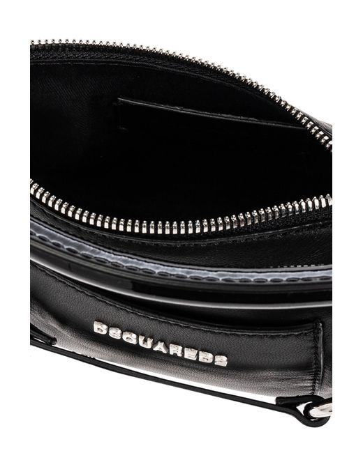 DSquared² Black Handbag With Logo