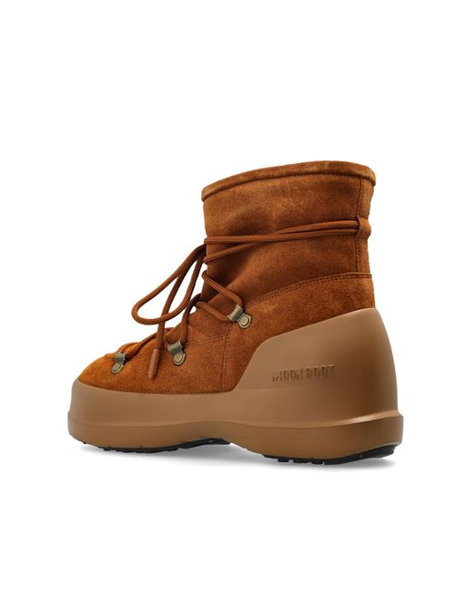 Moon Boot Brown Snow Boots Mc Luna Suede