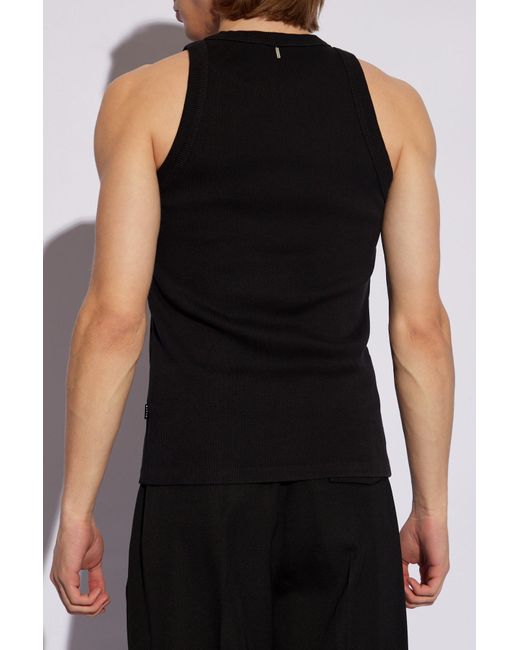 Eytys Black ‘Ivy’ Ribbed Top for men