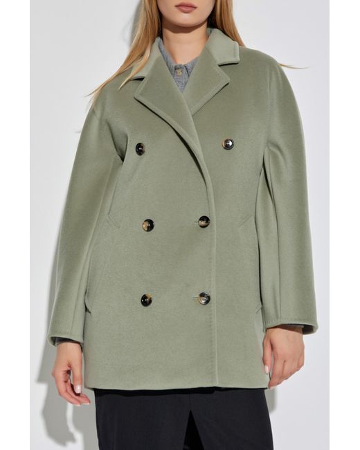 Max Mara Green Short Coat "Rebus"