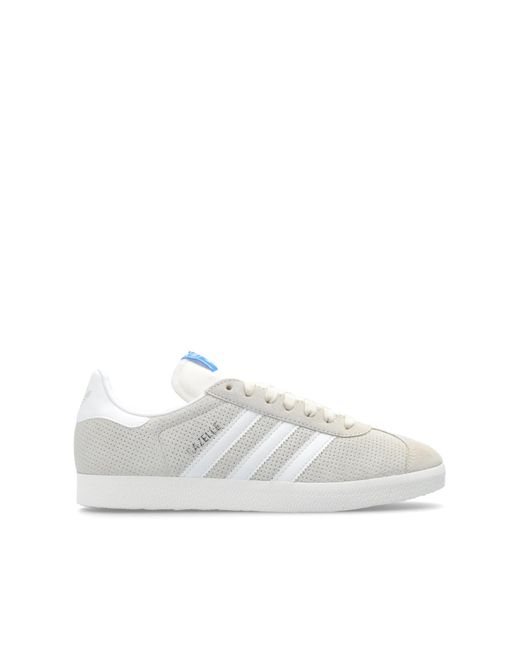Adidas Originals White ‘Gazelle’ Sports Shoes