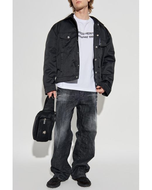 DSquared² Black Jeans 'Loose' for men