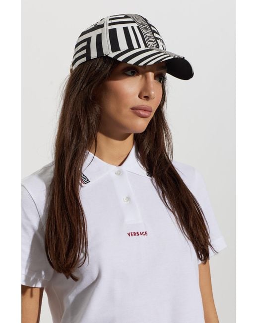 Versace White Baseball Cap