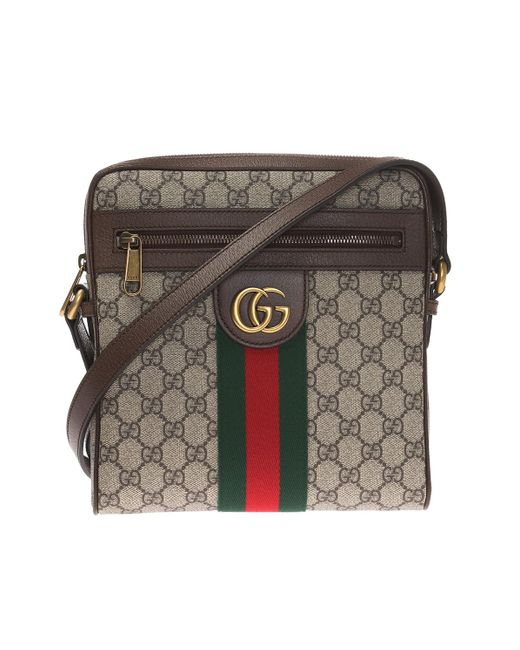 Gucci 'ophidia' Shoulder Bag, in Brown | Lyst UK