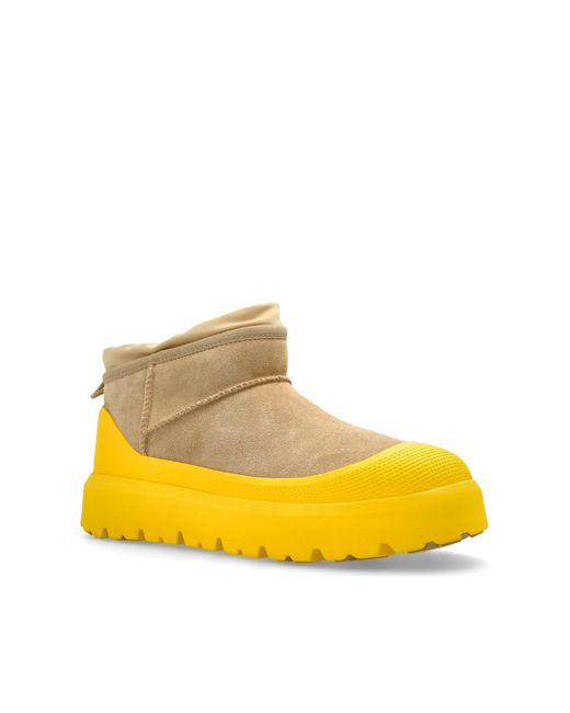 Ugg Yellow Snow Boots 'M Cl Ultra Mini Weather Hybrid' for men