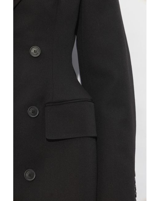 Balenciaga Black Double-breasted Coat,