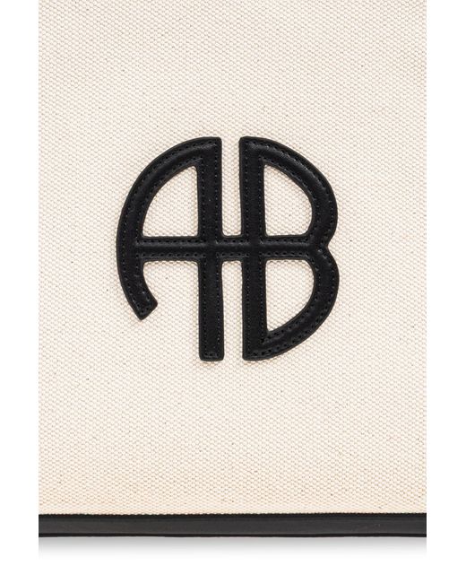 Anine Bing Black Cara Shopper Bag,