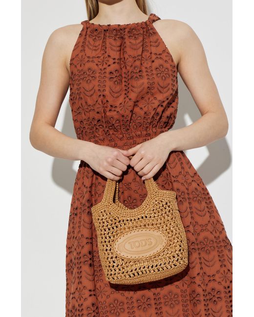 Tod's Natural 'Mini' Hand-Held Bag