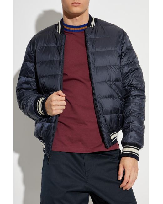 Moncler Blue Reversible Jacket "Vennes" for men