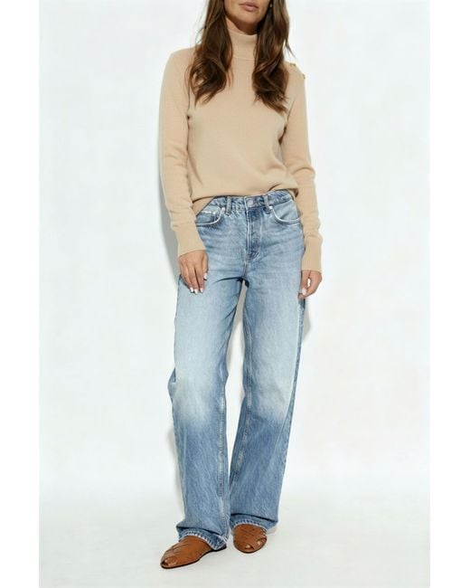 By Malene Birger Natural Wool Sweater 'Vanille'