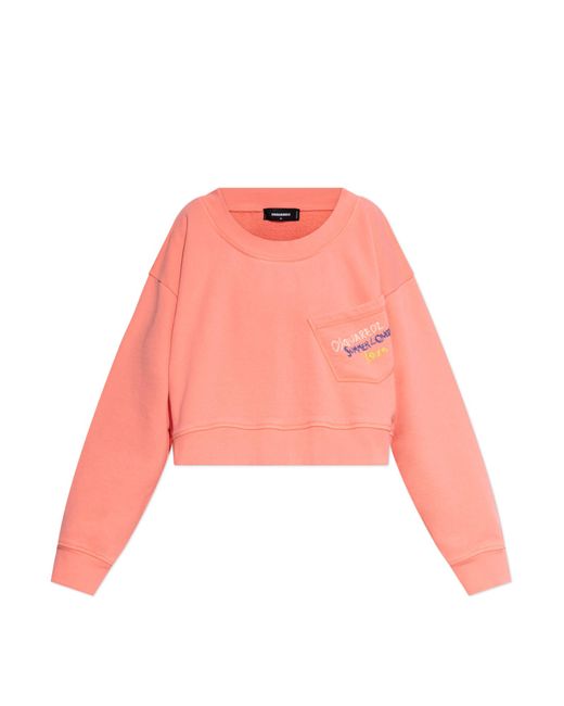 DSquared² Pink Sweatshirt Capsule `summer Lovers`,