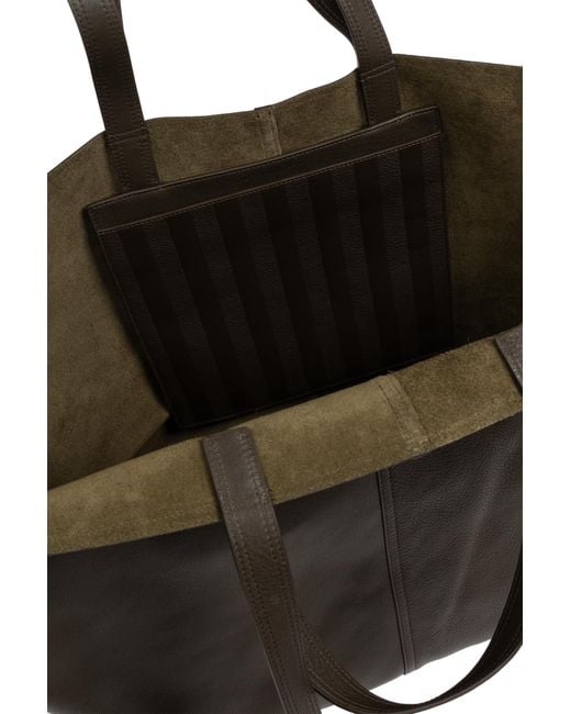 AMI Black Shopper Bag