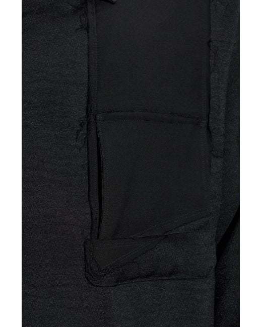 Y-3 Black Jacket With 'Vintage' Effect for men