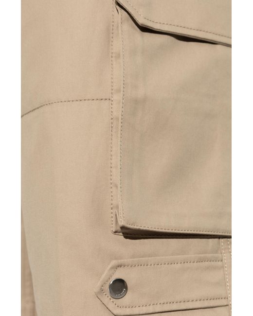 AMI Blue Logo Shorts for men
