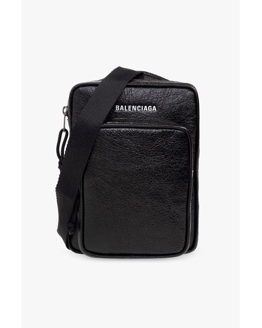Balenciaga 'explorer' Shoulder Bag in Black Lyst