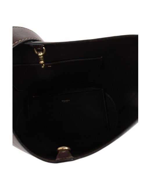 COACH Brown "Bleecker" Shoulder Bag