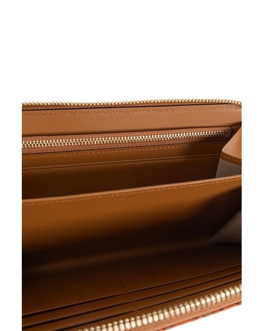 MCM Orange Wallet With Logo for men