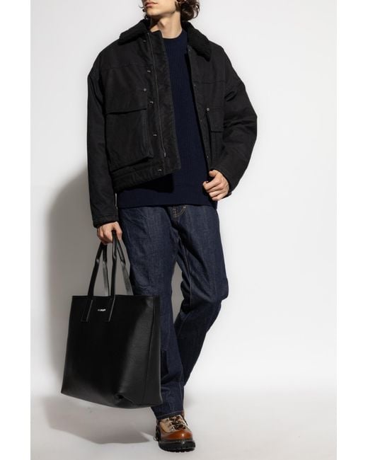 DSquared² Black Jacket With Collar for men