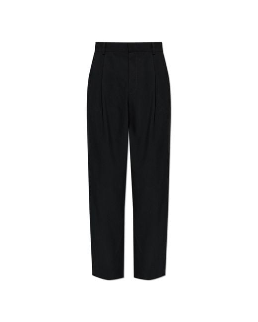 Balmain Black Creased Trousers for men
