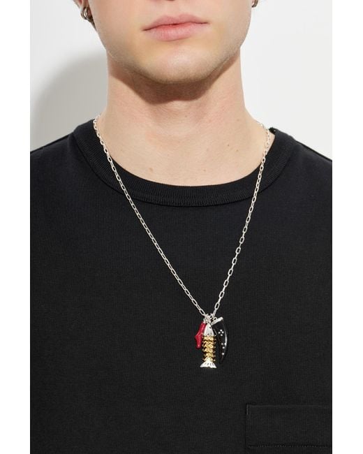 Isabel Marant Metallic Necklace With Pendants for men