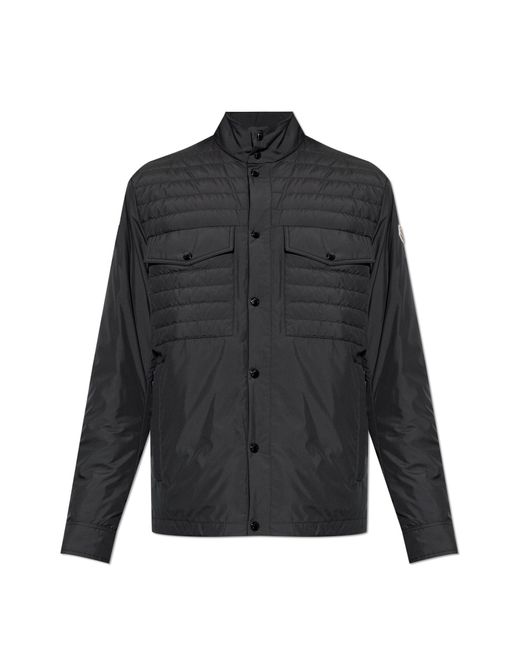 Moncler Black Down Jacket "Vnorviane" for men