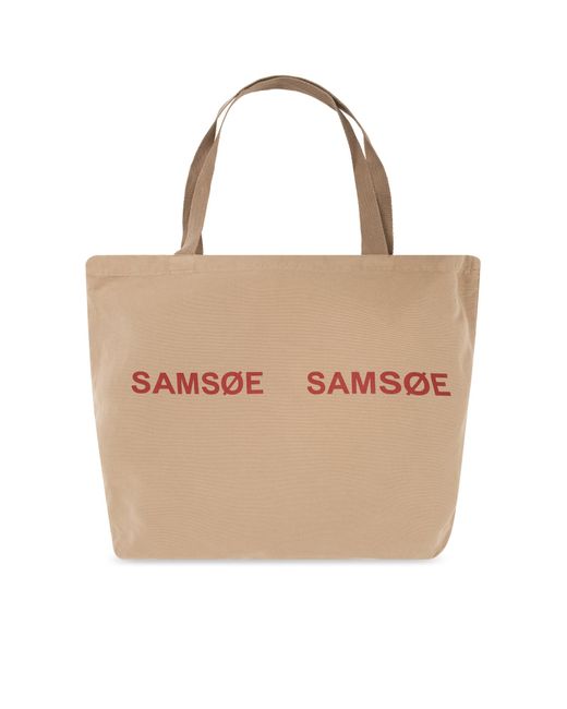 Samsøe & Samsøe Natural 'frinka' Shopper Bag,