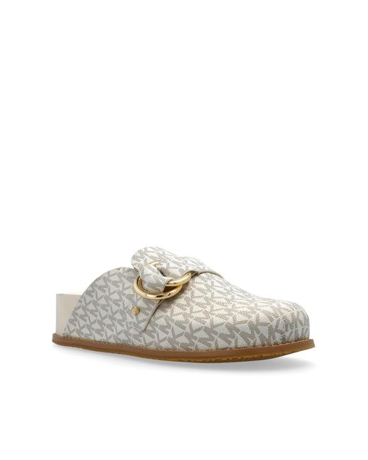 MICHAEL Michael Kors Blue 'Jaden' Slides