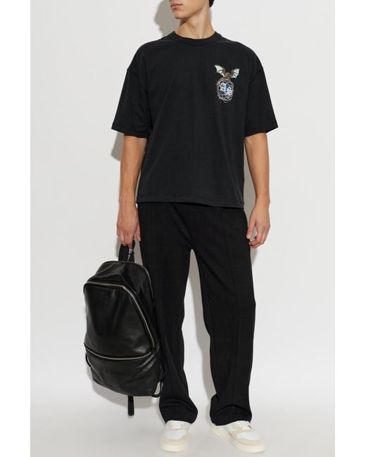 AllSaints Black T-Shirt "Wyvern" for men