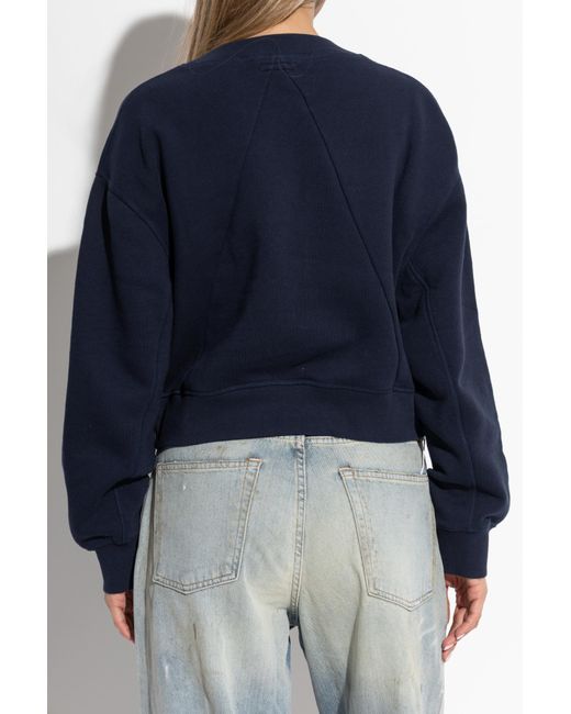 Rag & Bone Blue Sweatshirt With Print